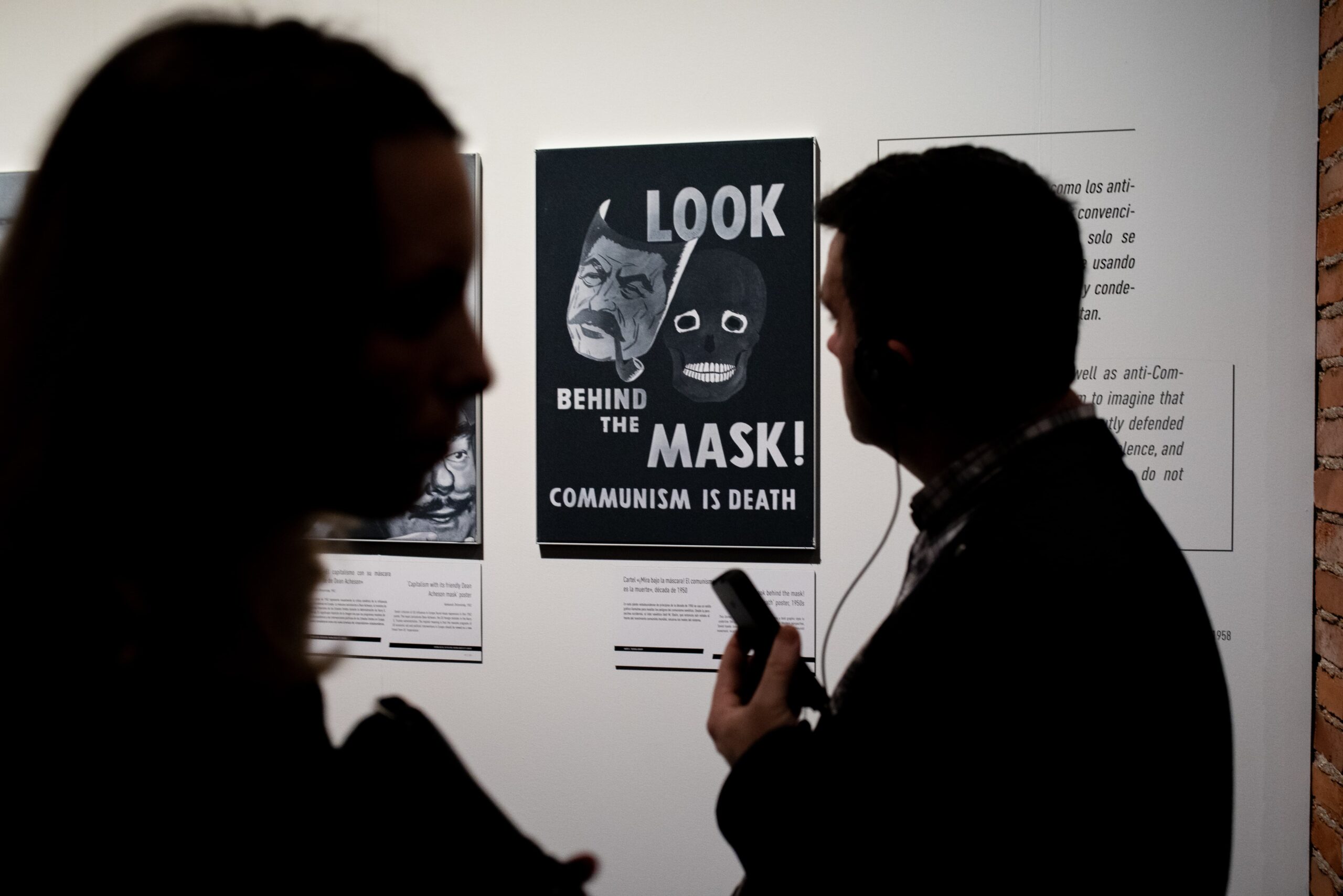 4 'Look behind the mask! Communism is death' poster (1950) Harry S.Truman Library © Musealia